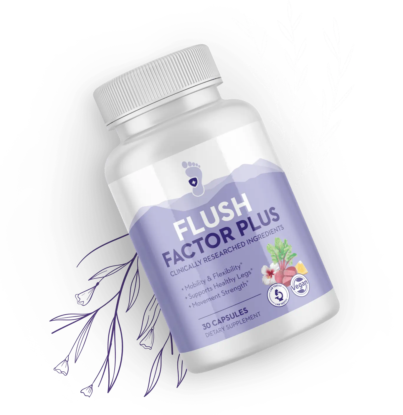 Flush Factor Plus Formula Bottles